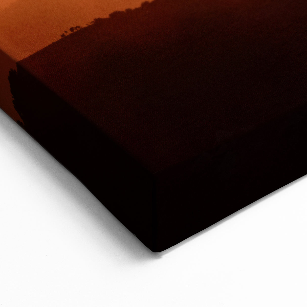 Golden Ethiopian Sunset Over Mountains - African Landscape Art Print