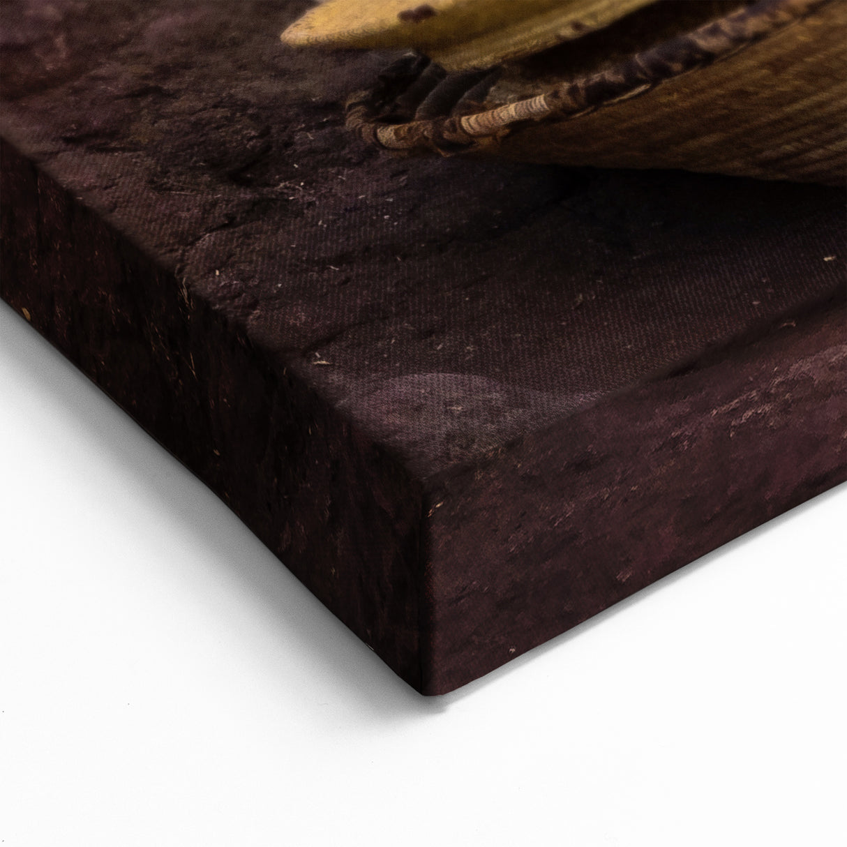 Ethiopian Monk with Woven Baskets - Traditional African Art Print