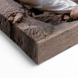 Monk Praying in Rock-Hewn Church - Ethiopian Spiritual Art Print