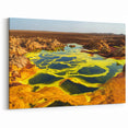 Vivid Ethiopian Sulfur Springs - Dynamic African Landscape Art Print