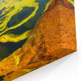 Vivid Ethiopian Sulfur Springs - Dynamic African Landscape Art Print