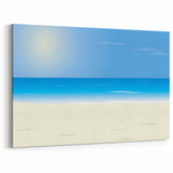 Acapulco Beach Serenity Wall Art – Mexican Coastal Canvas Print