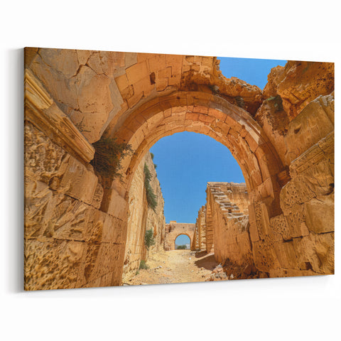 Ancient Ethiopian Archways - Historic African Architecture Art