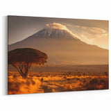 Majestic Mount Kilimanjaro Kenya Wall Art - African Landscape Canvas