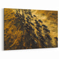 Wildebeest Migration Kenya Wall Art - Majestic African Wildlife Print