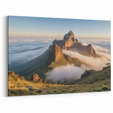 Mount Kenya Peaks Wall Art - Dramatic African Landscape Photography