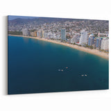 Panoramic Acapulco Beach Wall Art - Vibrant Mexican Coastal Photography