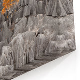 Madagascar Nature Art - Unique Limestone Landscape Print on Canvas