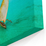 Madagascar Nature Art - Traditional Sailing Boat on Turquoise Waters