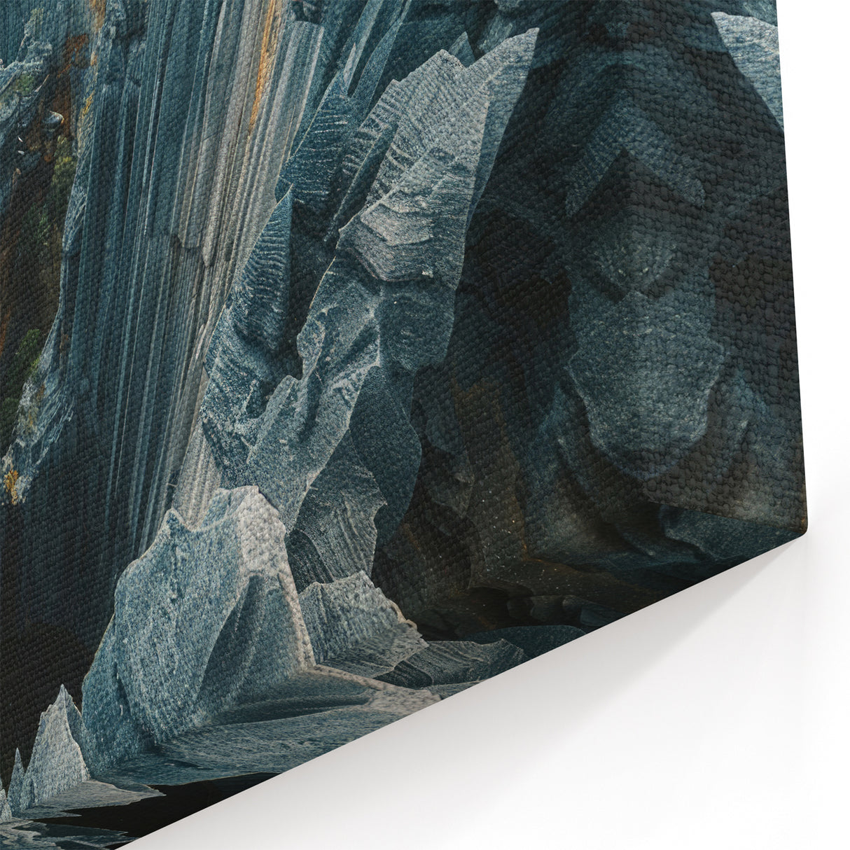 Madagascar Limestone Wall Art - Dramatic Tsingy Rock Formation Print