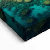 Madagascar Coastal Wall Art - Vibrant Island and Coral Reef Print