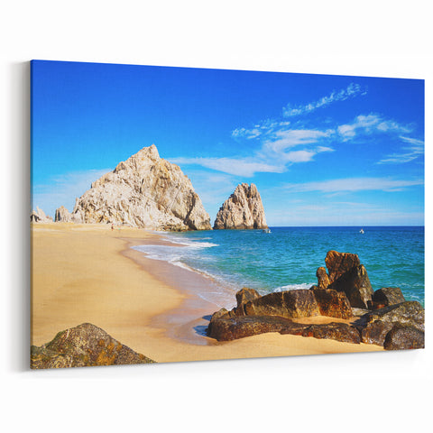 Baja California Sur Wall Art: Pristine Beach with Turquoise Waters