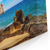 Baja California Sur Wall Art: Pristine Beach with Turquoise Waters
