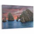 Baja California Sur Wall Art: Iconic Rock Formations at Sunset
