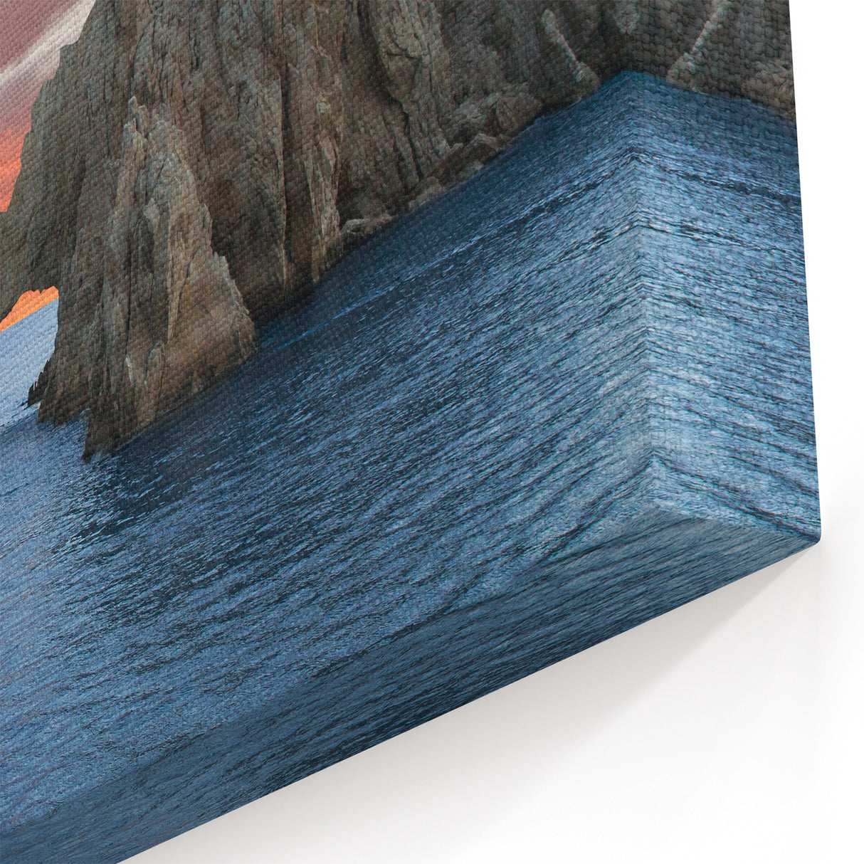 Baja California Sur Wall Art: Iconic Rock Formations at Sunset