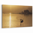 Sunset Fishing in Mali - African Scenery Wall Art