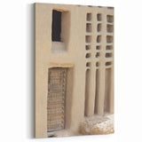 Intricate Doorway in Mali - Traditional African Cultural Wall Art
