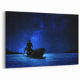 Night Fishing Under Stars - Mali Photography Print