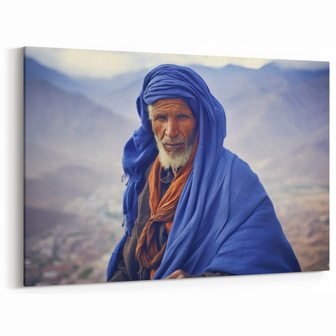 Portrait of a Tuareg Elder - African Cultural Photography Print