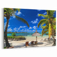 Mauritius Beach Paradise Wall Art - Tropical African Island Scenic Print