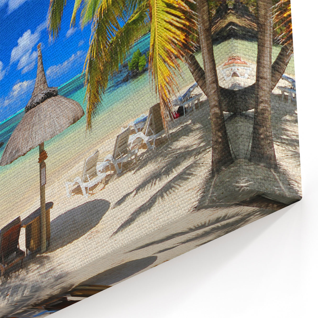 Mauritius Beach Paradise Wall Art - Tropical African Island Scenic Print