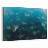 Baja California Sur Wall Art: Underwater Rays in the Gulf of California