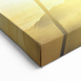 Scenic Mauritius Flag at Sunset - African Beach & Landscape Canvas Art