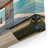 Peaceful Retreat by the Ocean - Tropical Mauritius Island Canvas Print