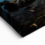 Golden Sunrise Over Mauritius Shoreline - Scenic African Beach Print