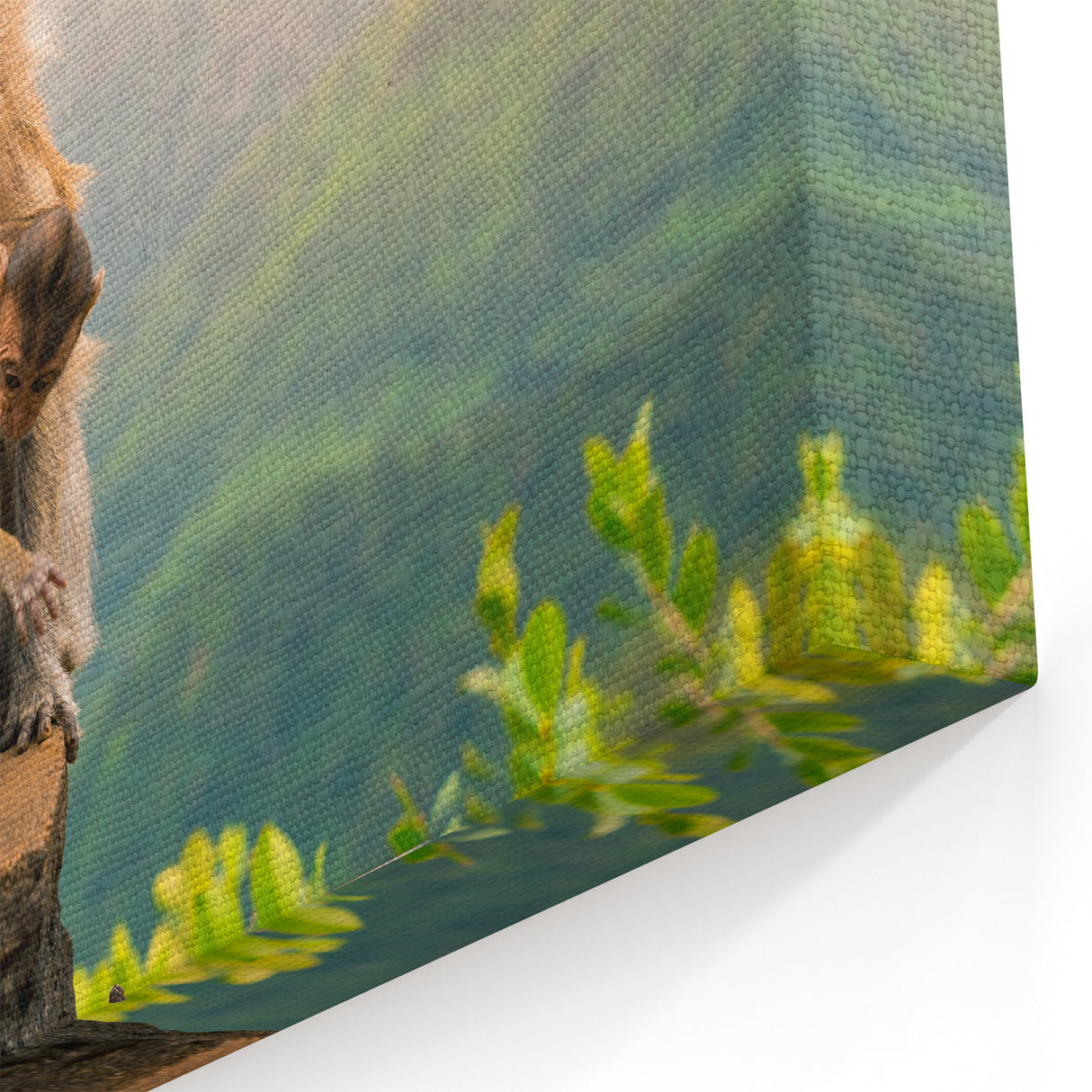 Mauritius Wildlife Scene - Monkeys in Nature - African Island Art Print