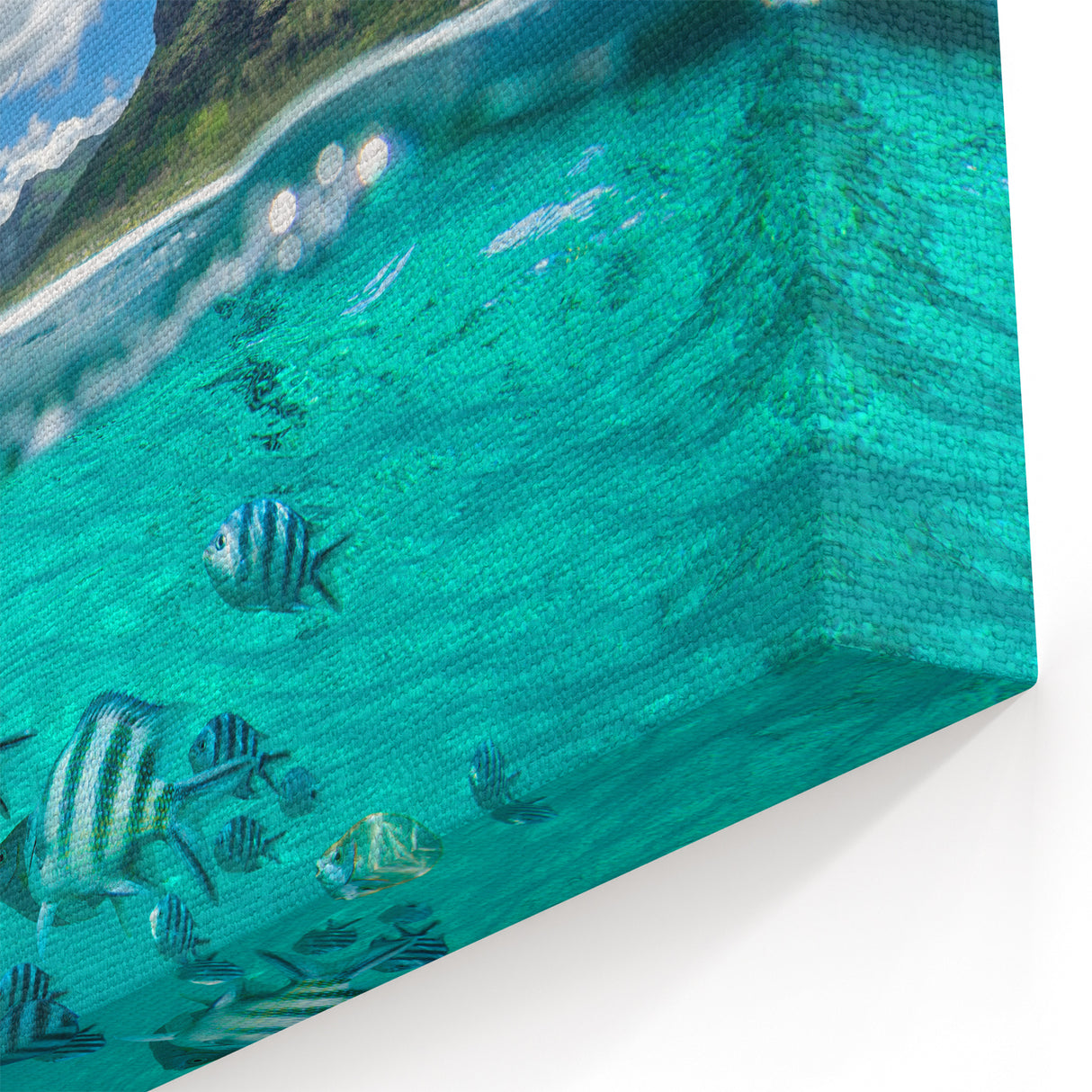 Underwater Paradise at Le Morne - Mauritius Coastal Art Print