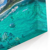 Underwater Paradise at Le Morne - Mauritius Coastal Art Print