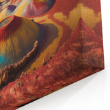 Vivid Seven Colored Earth - Chamarel Mauritius Vibrant Landscape Art