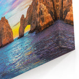 Scenic Baja California Rock Formations - Vibrant Coastal Mexico Art Print