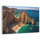 Dramatic Baja California Coastal Cliffs - Scenic Mexico Wall Art Print