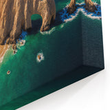 Dramatic Baja California Coastal Cliffs - Scenic Mexico Wall Art Print