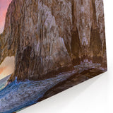 Vibrant Sunset Over Baja Archway - Scenic Mexico Coastal Wall Art