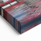 Mount Fuji Castle Art Print – Traditional Japanese Architecture with Sakura