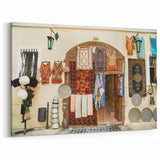 Azerbaijan Bazaar Art - Traditional Textiles and Crafts Print