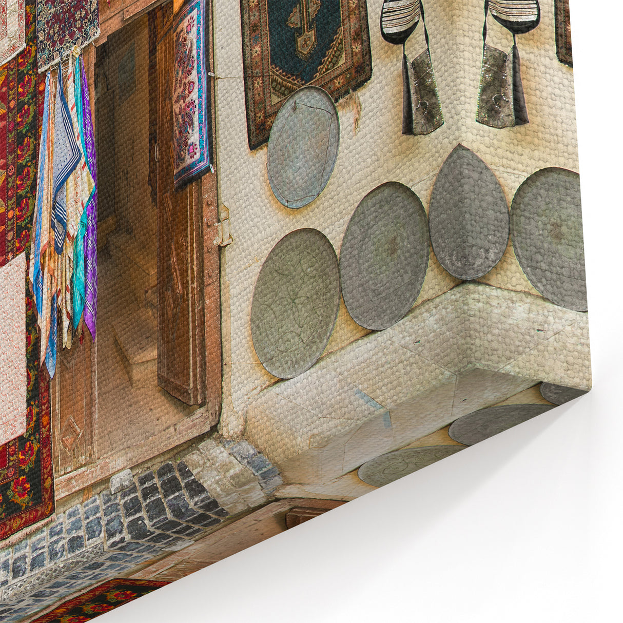 Azerbaijan Bazaar Art - Traditional Textiles and Crafts Print