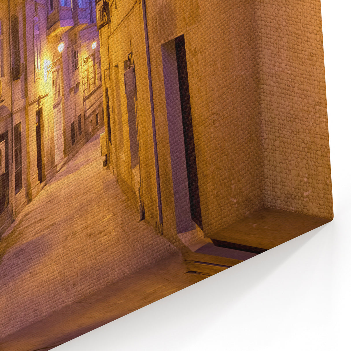 Baku Old Town Alley Art - Azerbaijan Night Street Scene