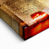 Baku Fortress Wall Art - Azerbaijan Historic City Gate at Night