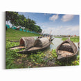 Scenic Bangladesh Boating Landscape - Beautiful Asian Nature Wall Art