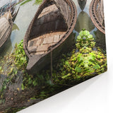 Scenic Bangladesh Boating Landscape - Beautiful Asian Nature Wall Art