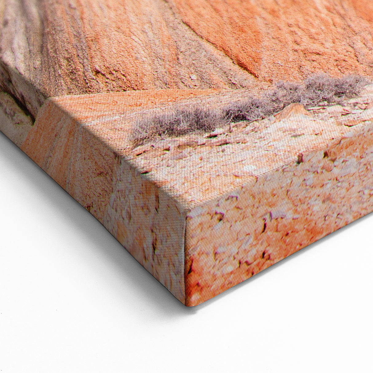 Azerbaijan Striped Hills Art - Vibrant Mountain Landscape Print