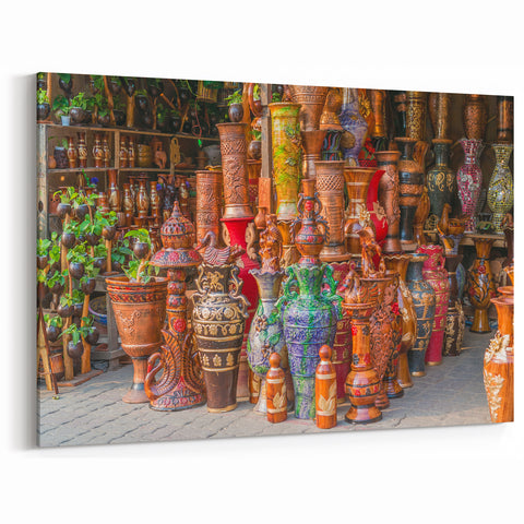 Colorful Bangladeshi Handicrafts - Vibrant Asian Culture Wall Art