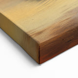 Golden Sunset Over Calm Waters - Mauritius Coastal Landscape Art