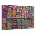 Exquisite Bangladeshi Embroidery - Intricate Asian Textile Wall Art
