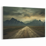 Azerbaijan Mountain Road Art - Moody Landscape Photography Print
