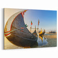 Traditional Bangladeshi Fishing Boats - Coastal Maritime Wall Art